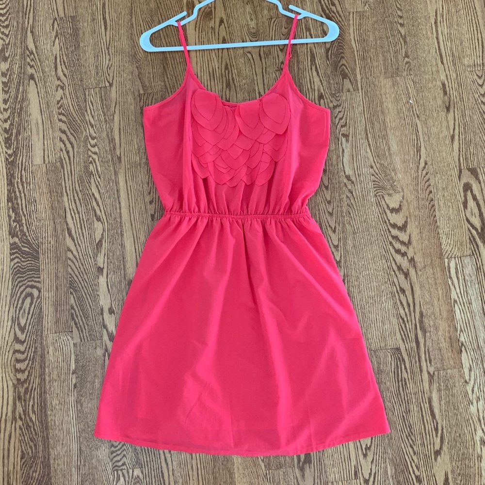 Hot pink dress